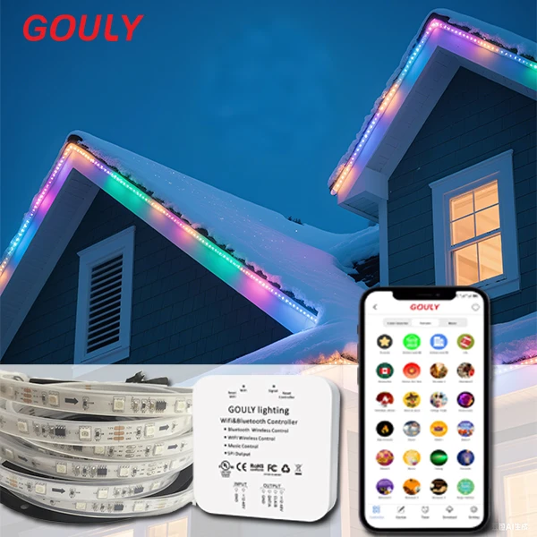Customizable DIY Waterproof Smart RGB LED Strip Lights